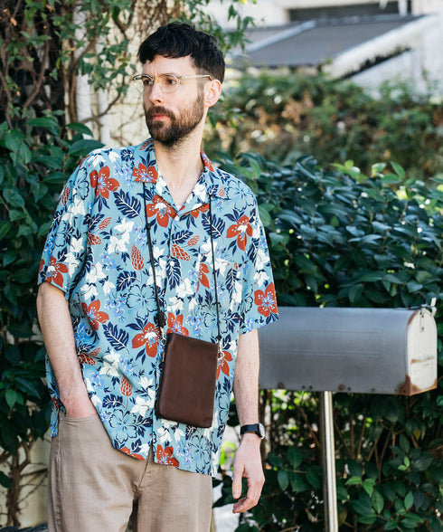 MR.OLIVE E.O.I / WATER PROOF WASHABLE LEATHER / TINY SACOCHE ミスターオリーブ イーオーアイ/ウォータープルーフウォッシャブルレザー/ティニーサコッシュ